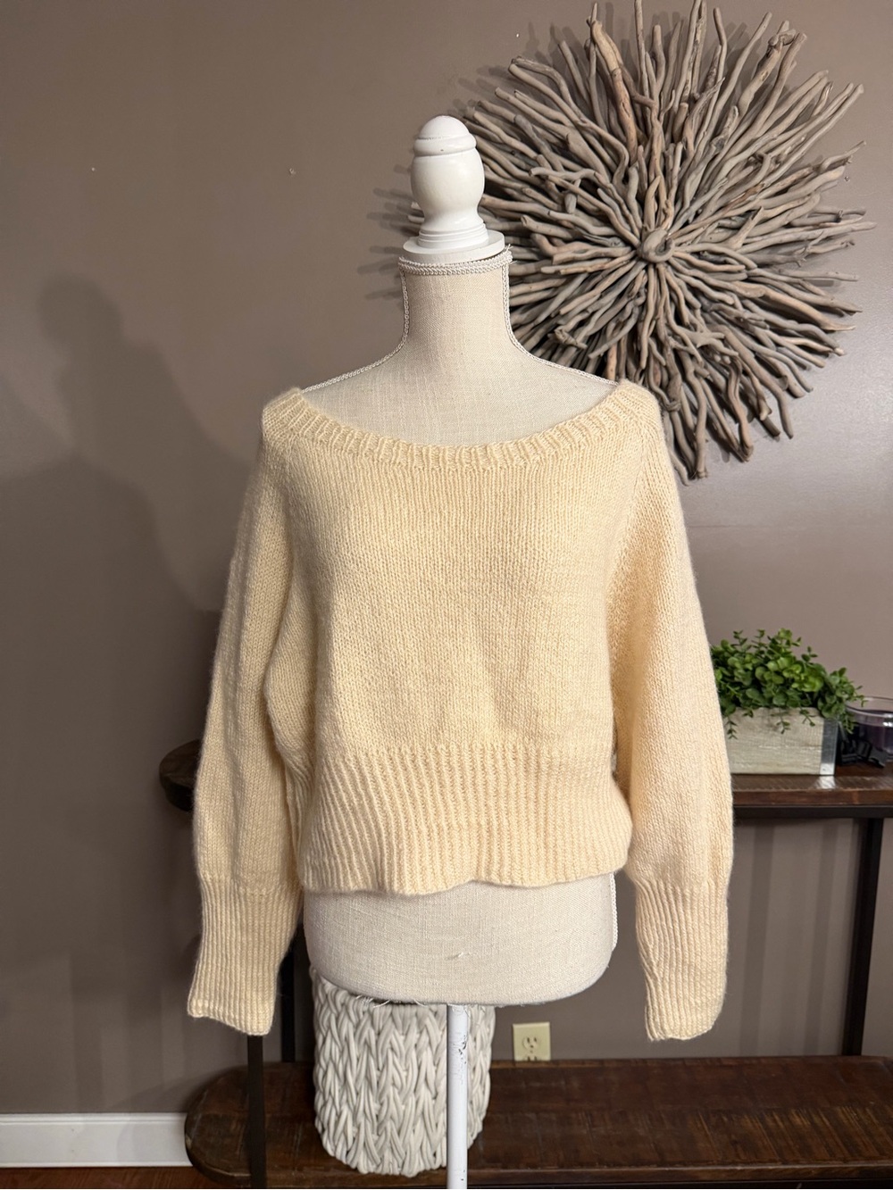 Off shoulder sweater